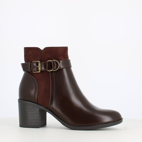 Millie & Co Alice Ankle Boot Dark Brown
