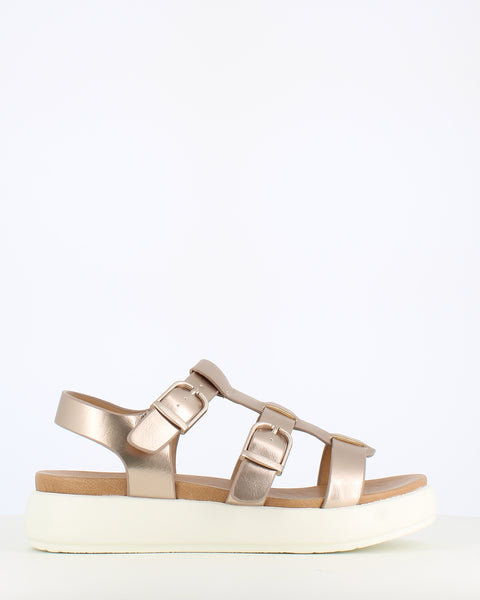 Heavenly Feet Aneta Sandal Champagne