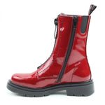 Heavenly Feet Bewley Zip Ankle Boot Red