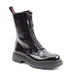 Heavenly Feet Bewley Zip Ankle Boot Black Patent