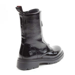 Heavenly Feet Bewley Zip Ankle Boot Black Patent