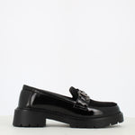 Cinders Edit Chantel Chunky Loafer Black