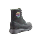 Heavenly Feet Cruz Ankle Boot Skull