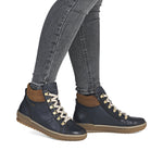 Remonte High Top Ankle Boot Navy