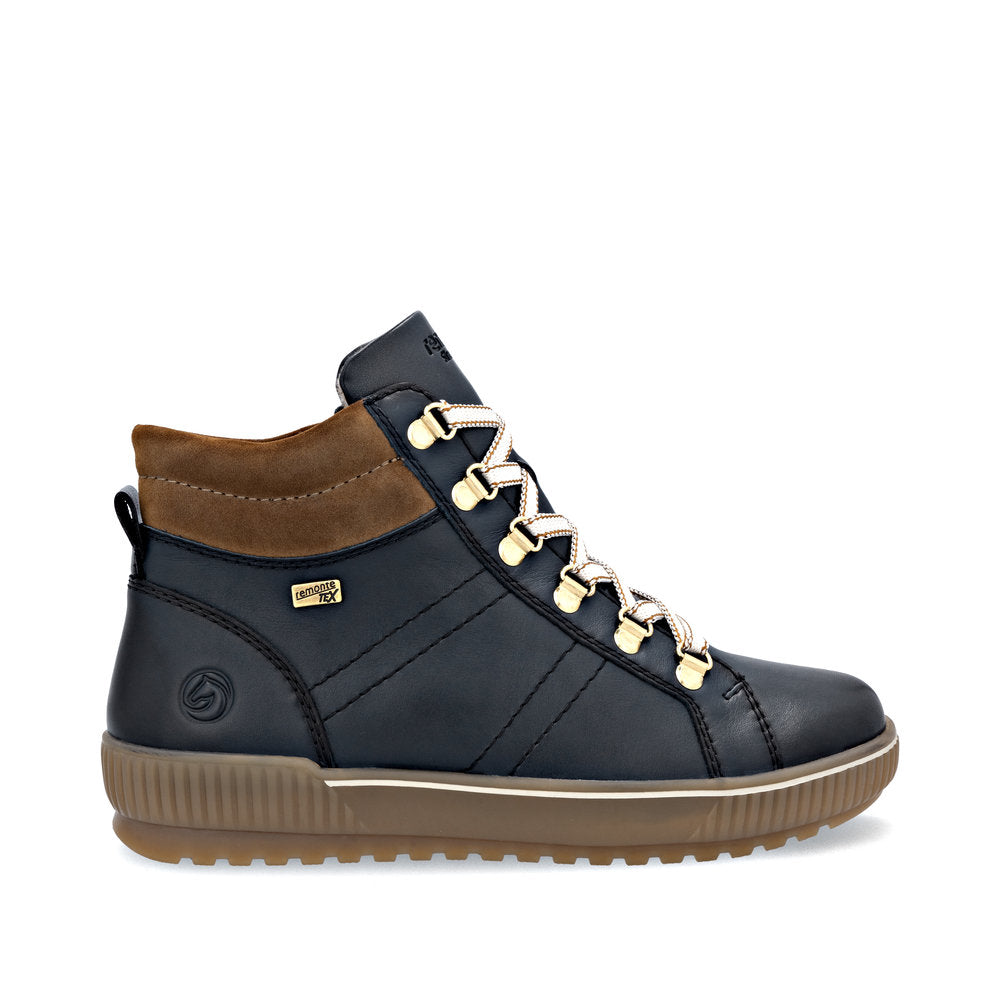 Remonte High Top Ankle Boot Navy
