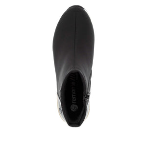 Remonte Wedge Ankle Boot Black