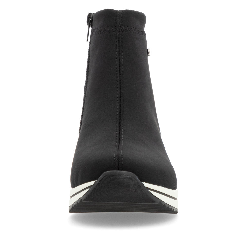 Remonte Wedge Ankle Boot Black