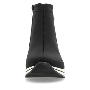 Remonte Wedge Ankle Boot Black