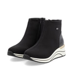 Remonte Wedge Ankle Boot Black