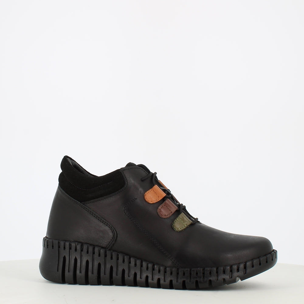 Cinders Edit Ankle Boot Black Multi