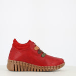 Cinders Edit Ankle Boot Red Multi