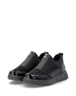 Remonte Stretch Front Zipper Shoe Black