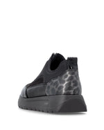 Remonte Stretch Front Zipper Shoe Black