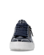 Remonte Classic Zip Trainer Navy Patent