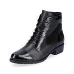 Remonte Laced Ankle Boot Black Mix