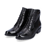 Remonte Laced Ankle Boot Black Mix