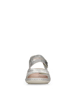 Remonte Mary Jane Velcro Sandal Silver Ice