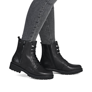Remonte Chunky Biker Boot Black