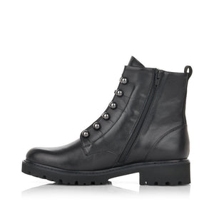 Remonte Military Style Ankle Boot Black