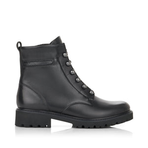 Remonte Military Style Ankle Boot Black