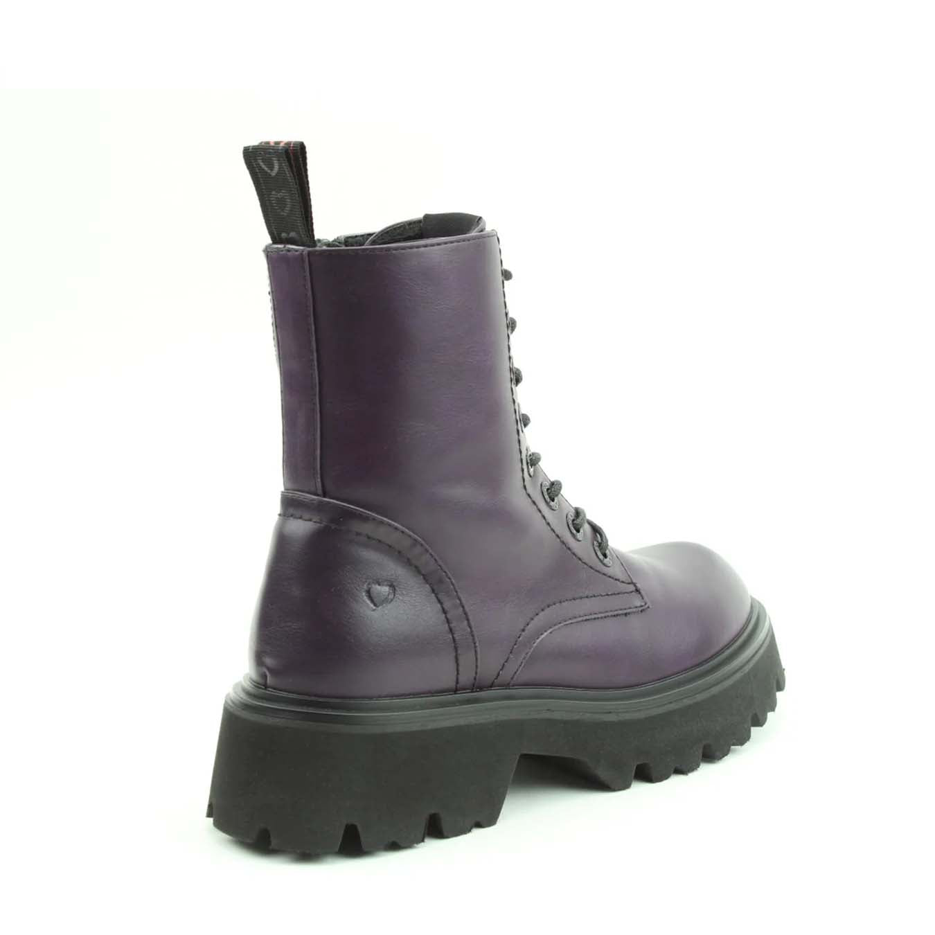 Heavenly Feet Dream Laced Boot Purple