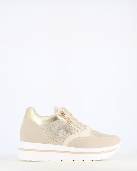 Cinders Edit Wedge Zip Trainers