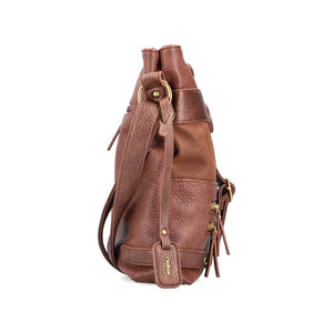 Rieker Large Messenger Bag Nut