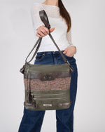 Rieker Classic Messenger Bag Khaki Multi