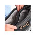 Rieker Large Messenger Bag Black Multi