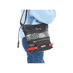 Rieker Large Messenger Bag Black Multi