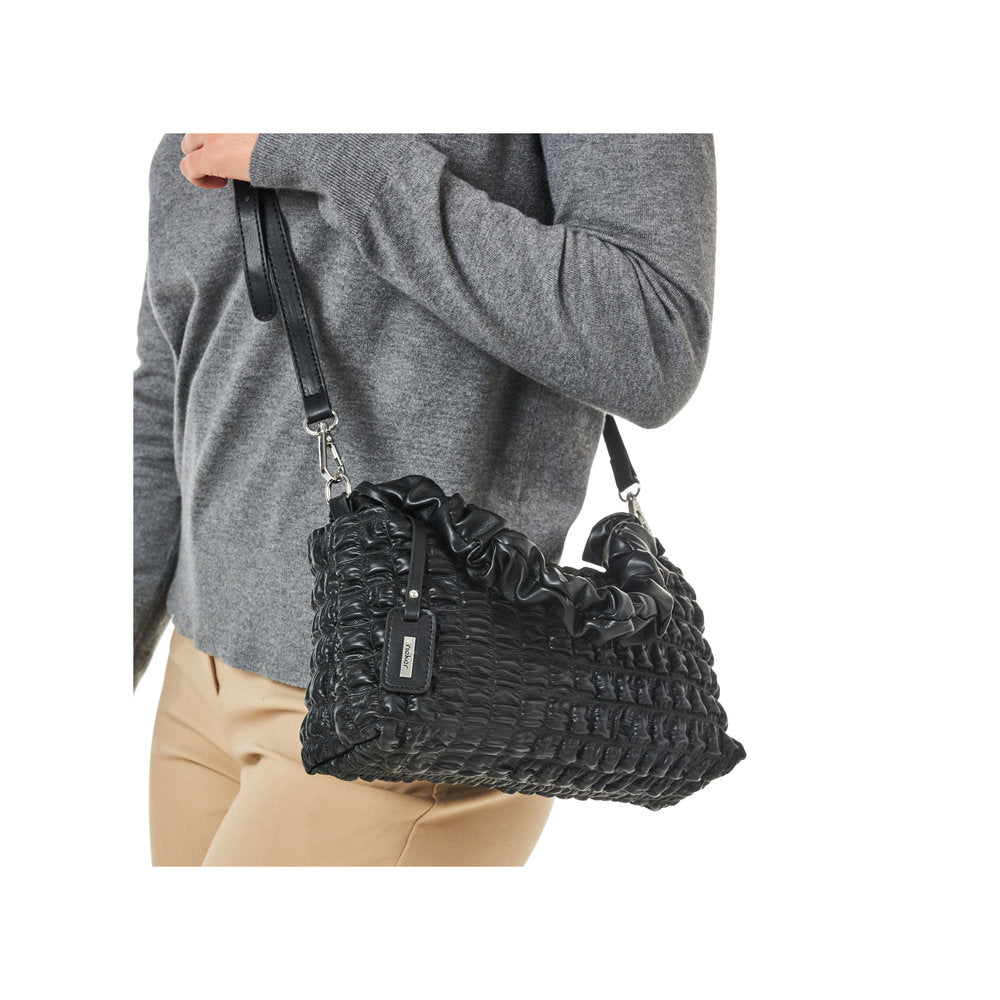 Rieker Quilted Shoulder Bag Black