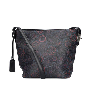 Rieker Large Shoulder Bag Floral Black