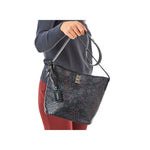 Rieker Large Shoulder Bag Floral Black