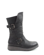 Heavenly Feet Hannah Buckle Boot Black