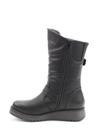 Heavenly Feet Hannah Buckle Boot Black