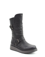 Heavenly Feet Hannah Buckle Boot Black
