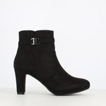 Millie & Co Jazz Platform Ankle Boot Black