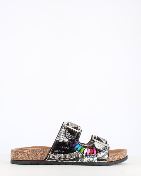 Heavenly Feet Jess Sandal Black