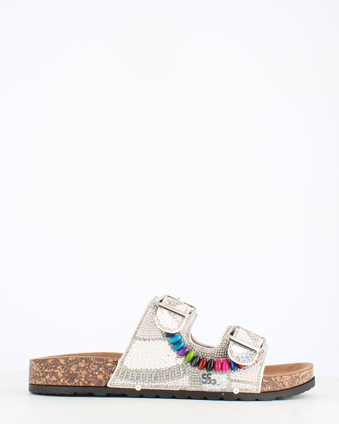 Heavenly Feet Jess Sandal White