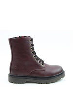Heavenly Feet Justina Laced Boot Burgundy
