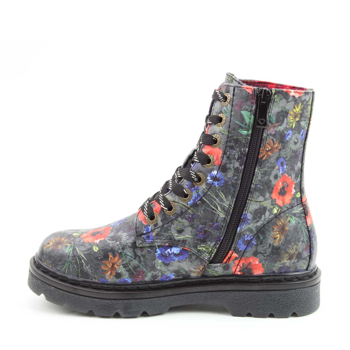 Heavenly Feet Justina Poppy Multi Black