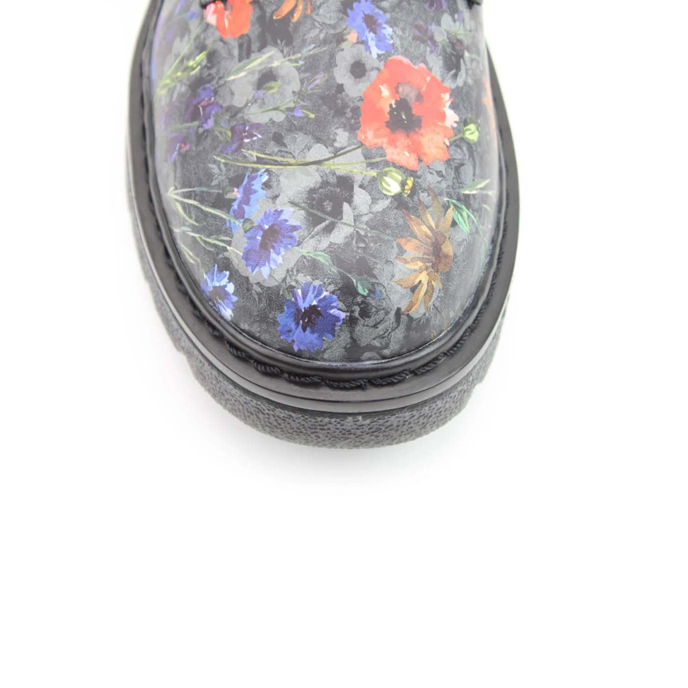 Heavenly Feet Justina Poppy Multi Black