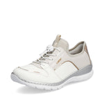 Rieker Toggle Trainer Off White Rose