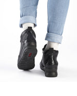 Rieker Double Zip Boot Black Granite