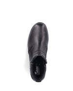 Rieker Double Zip Boot Black Granite