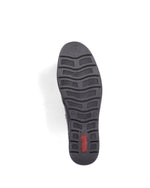 Rieker Double Zip Boot Black Granite
