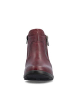 Rieker Double Zip Boot Wine Red