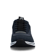 Rieker Slip On Laced Trainer Navy