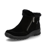 Rieker Winter Zip Boot Black