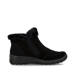 Rieker Winter Zip Boot Black